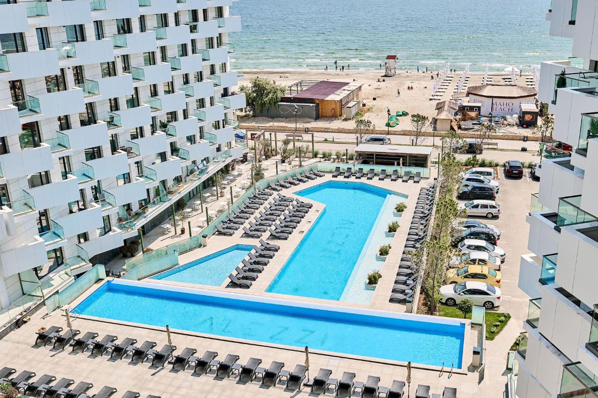 Newvision Apartment In Infinity Beach Resort - Parking Mamaia Exterior foto